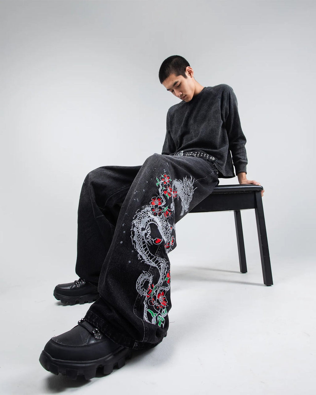 Shadow Dragon Denim 
 [Black]