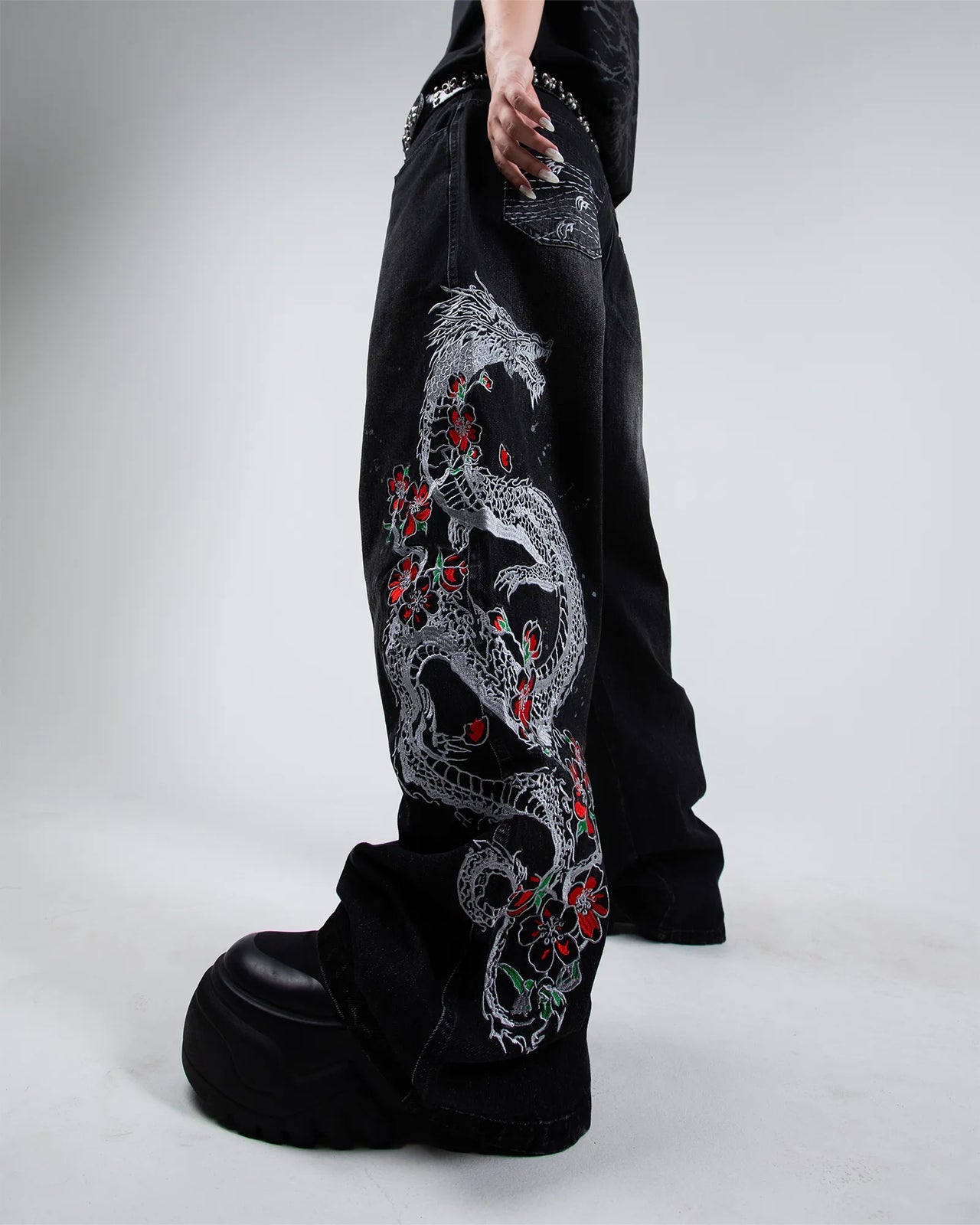 Shadow Dragon Denim 
 [Black]
