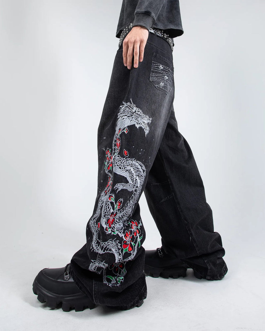 Shadow Dragon Denim 
 [Black]