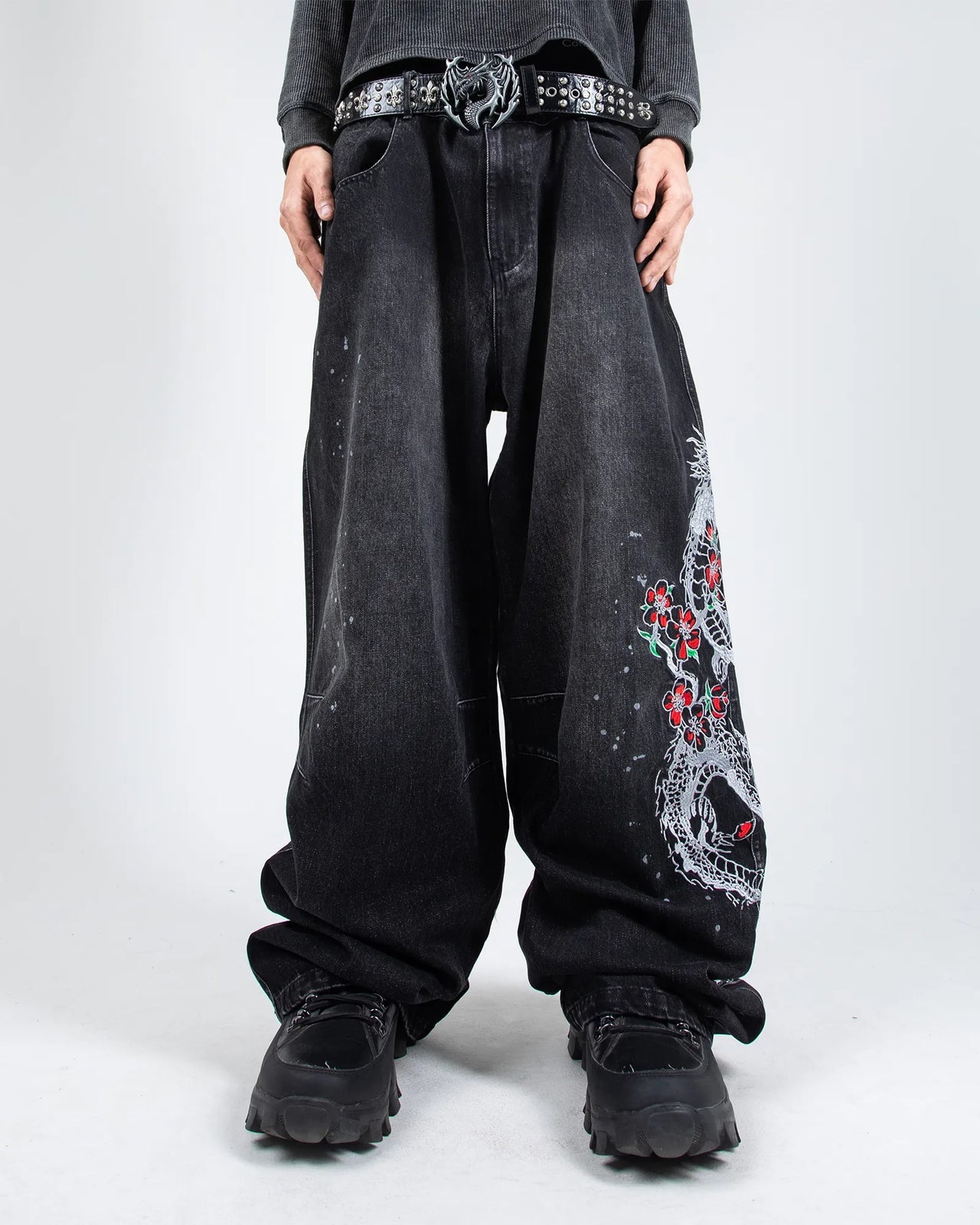Shadow Dragon Denim 
 [Black]